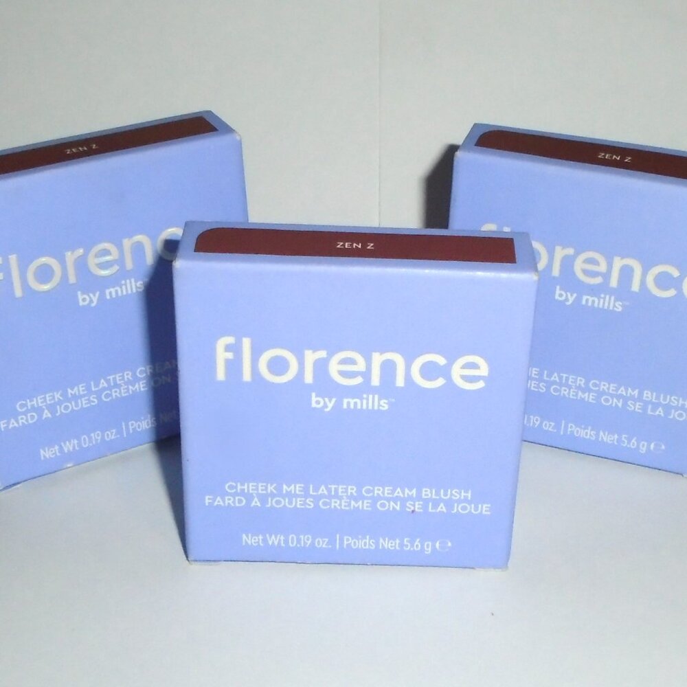 Florence By Mills Cheek Me Later Cream Blush (Zen Z) 3 PACK New In Box